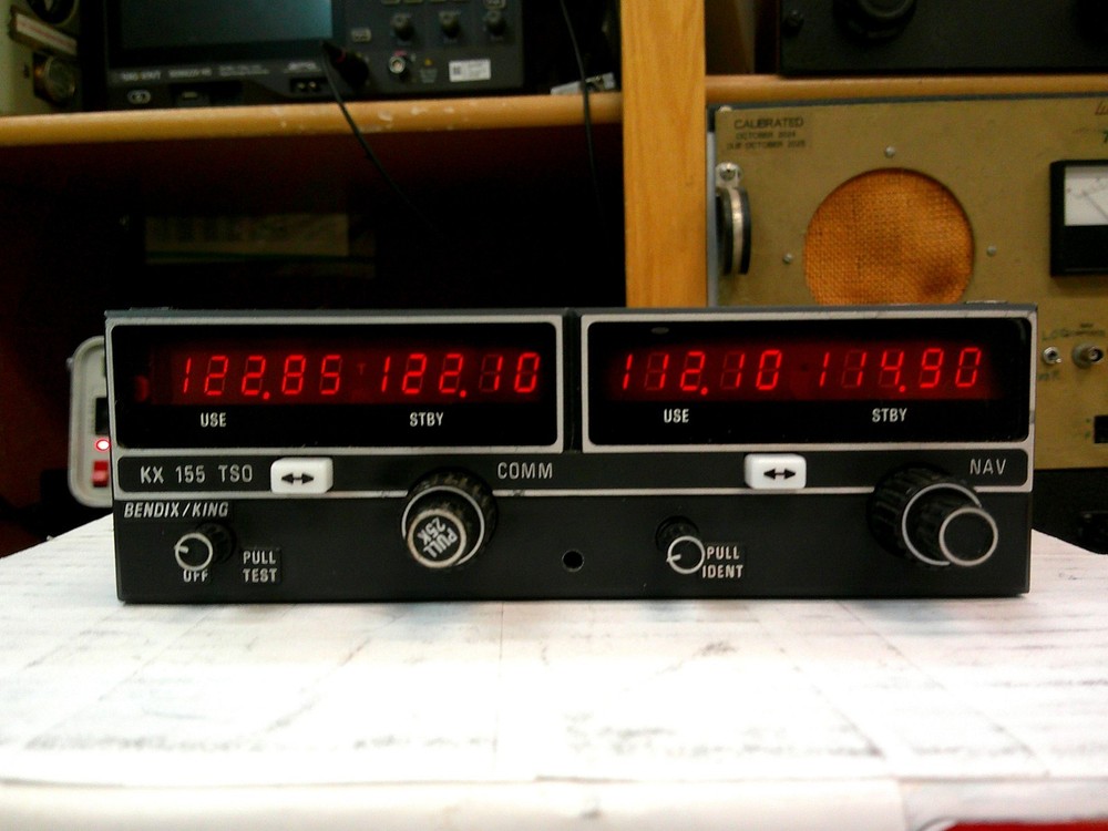 Bendix King KX 155 Nav/Com Glideslope 14V - 069-1024-31 - Tested Working