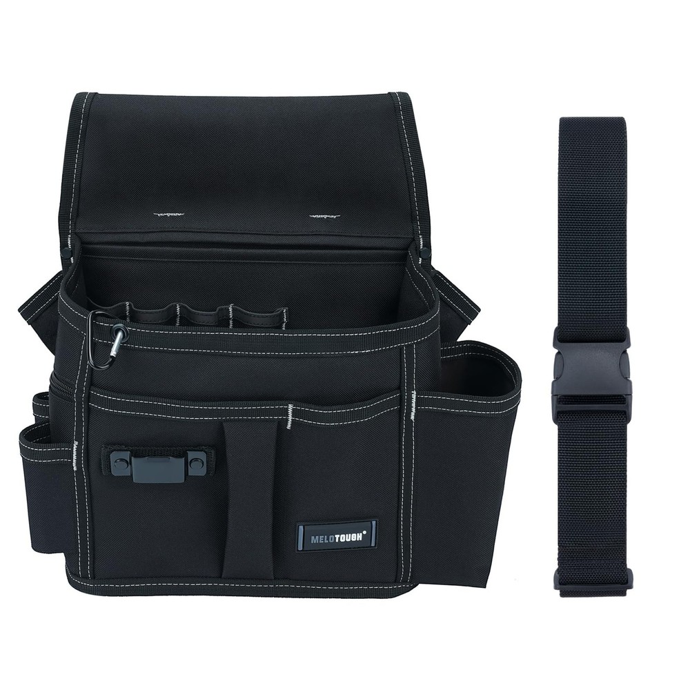 MELOTOUGH Professional Tool Belt Pouch,Small Tool Pouch with Belt,Left/Right ...