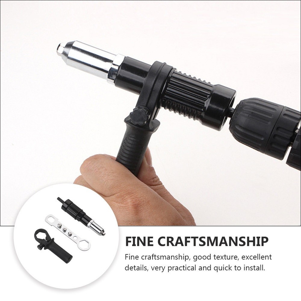 Metal Rivet Shooter Connector Pulling Machine Joint Right Angle Drill Adapter