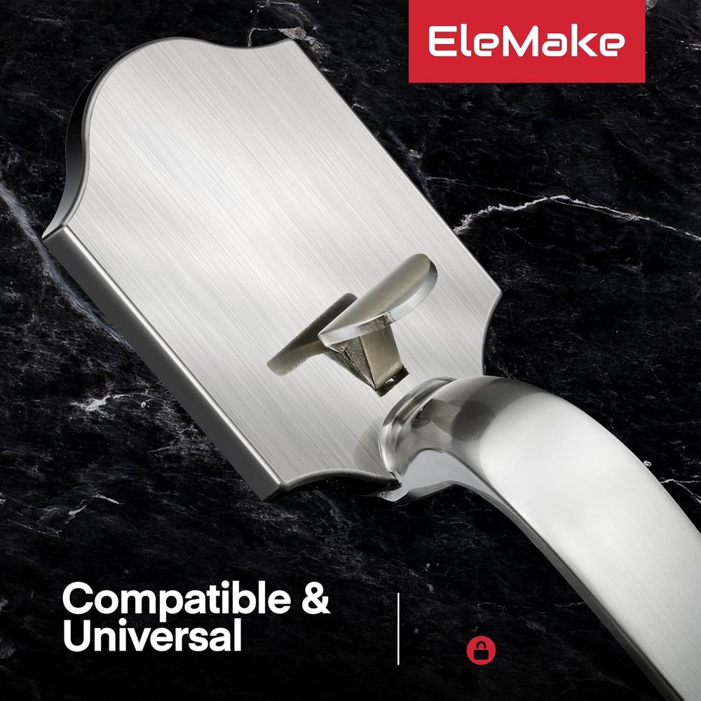 Elemake Front Door Handle Exterior Door Handle Set with Knob Front Door Handle