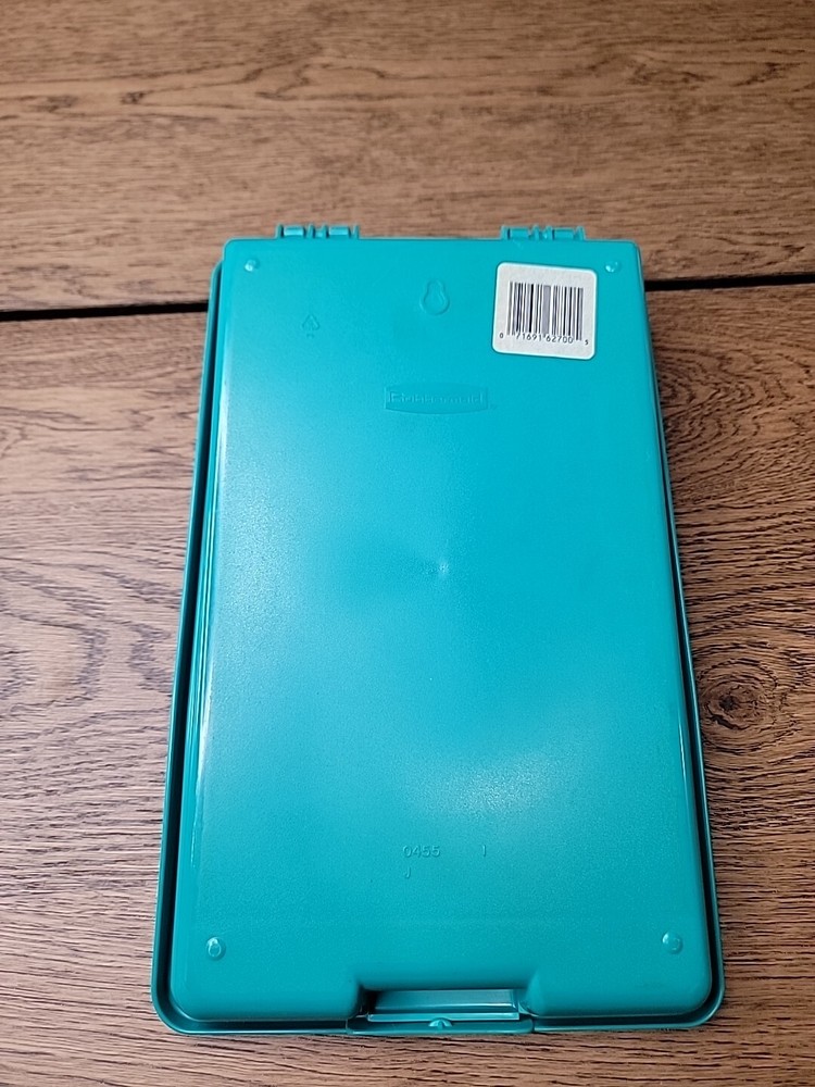 Rubbermaid Study Stuff Jot Box Jr Clipboard w/Storage Compartment 1990 Vintage