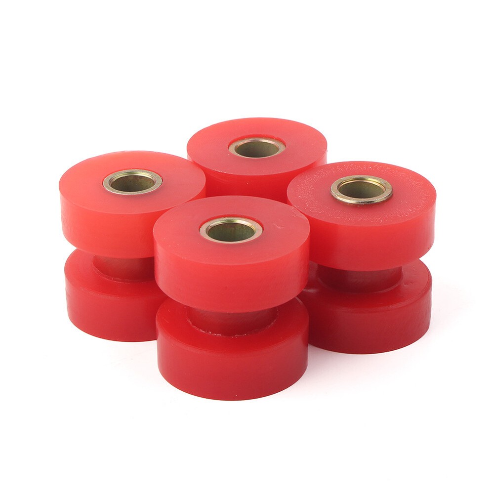 90.9053R Poly Peterbilt Exhaust Bushings Red