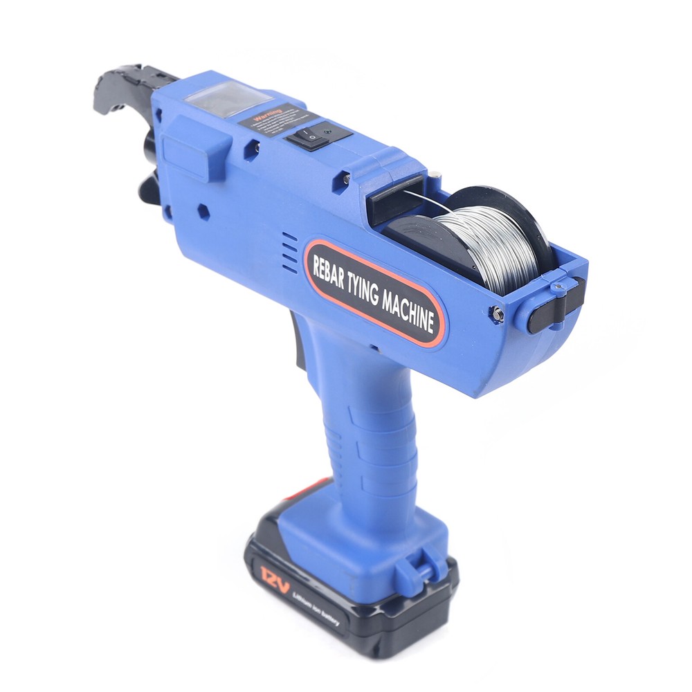 Automatic Rebar Tier Tying Machine Strapping Computer w/Electric &2 Batteries US