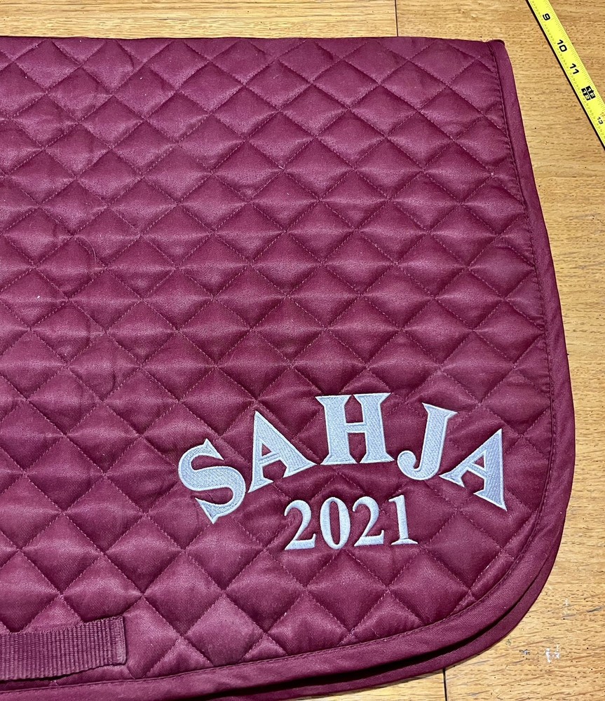 Dover Saddlery All Purpose Maroon Quilted Saddle Pad
