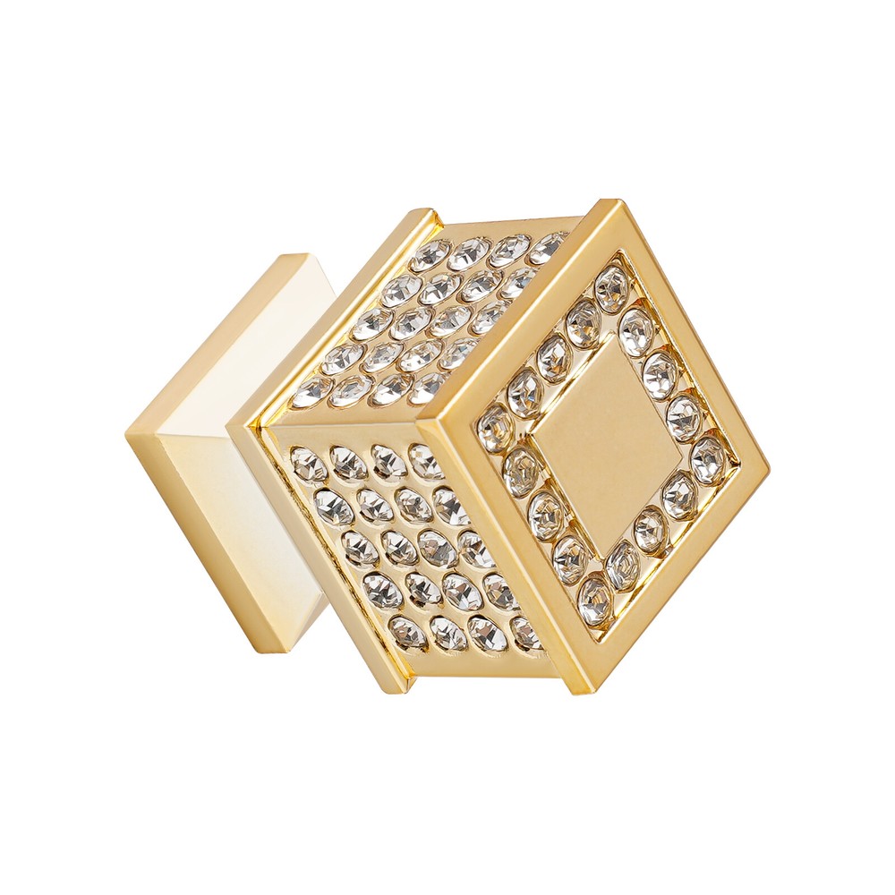 Brass Square Pulls Handles Kitchen Drawer Cabinet Knobs Gold Cupboard Door Pull