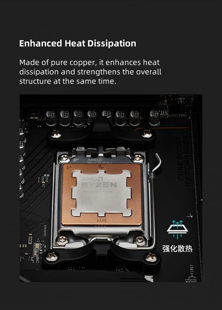 AM5 CPU Guard Metal Thermal Pad Cooling Paste CPU Protector For AMD 7950X 7600X