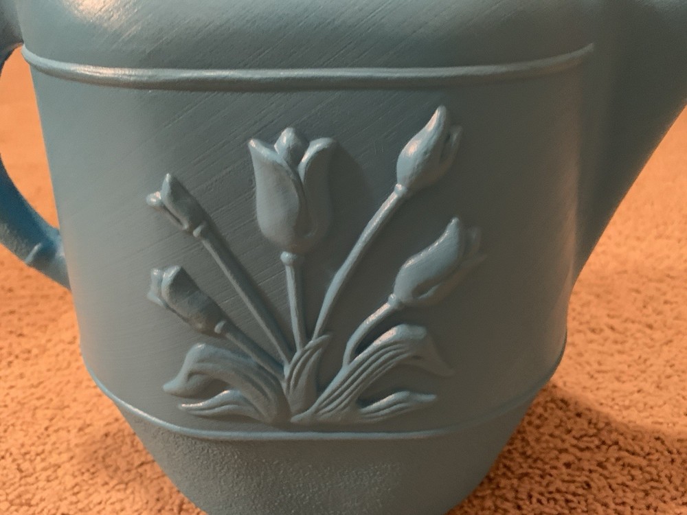 2 Gallon Blue Watering Can for Plants