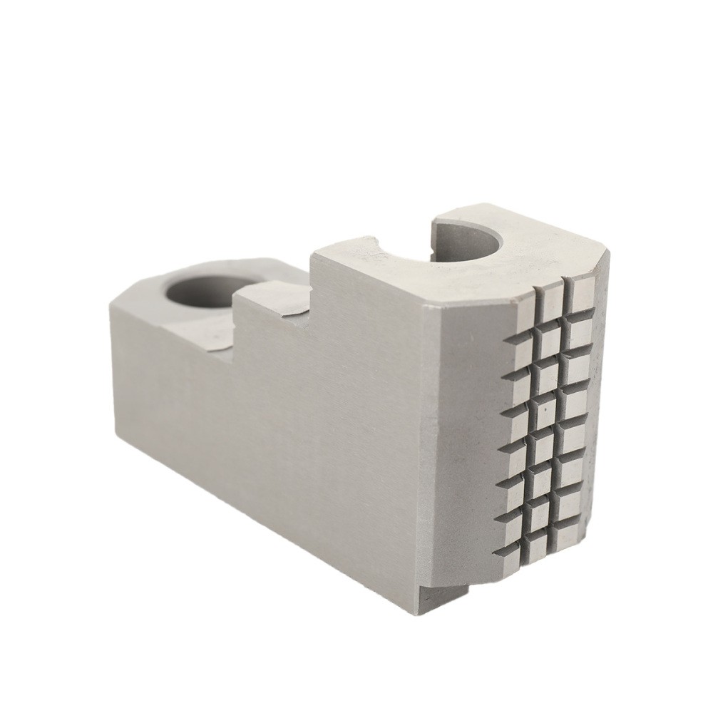3PC Hard Chuck Jaws Precision Quality Serrated Chuck for Lathe 10" Diameter