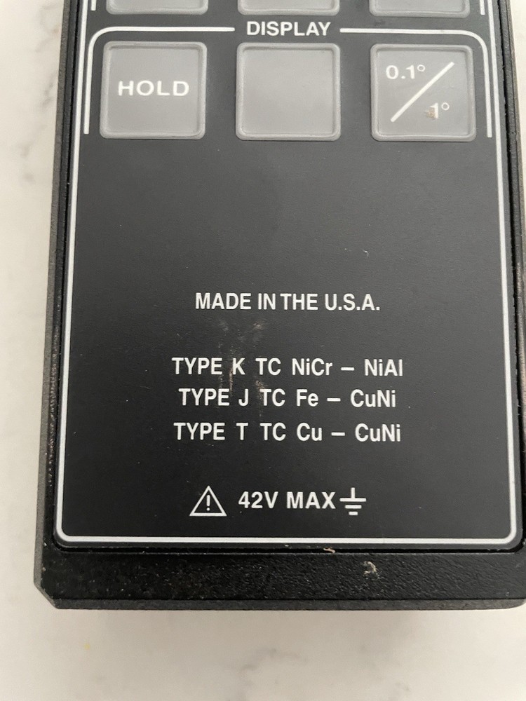 Tegam 819 Microprocessor Thermometers K - J - T Thermocouple Tested Works