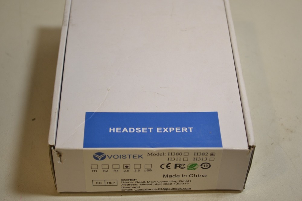 Voistek Model: H382 2.5mm