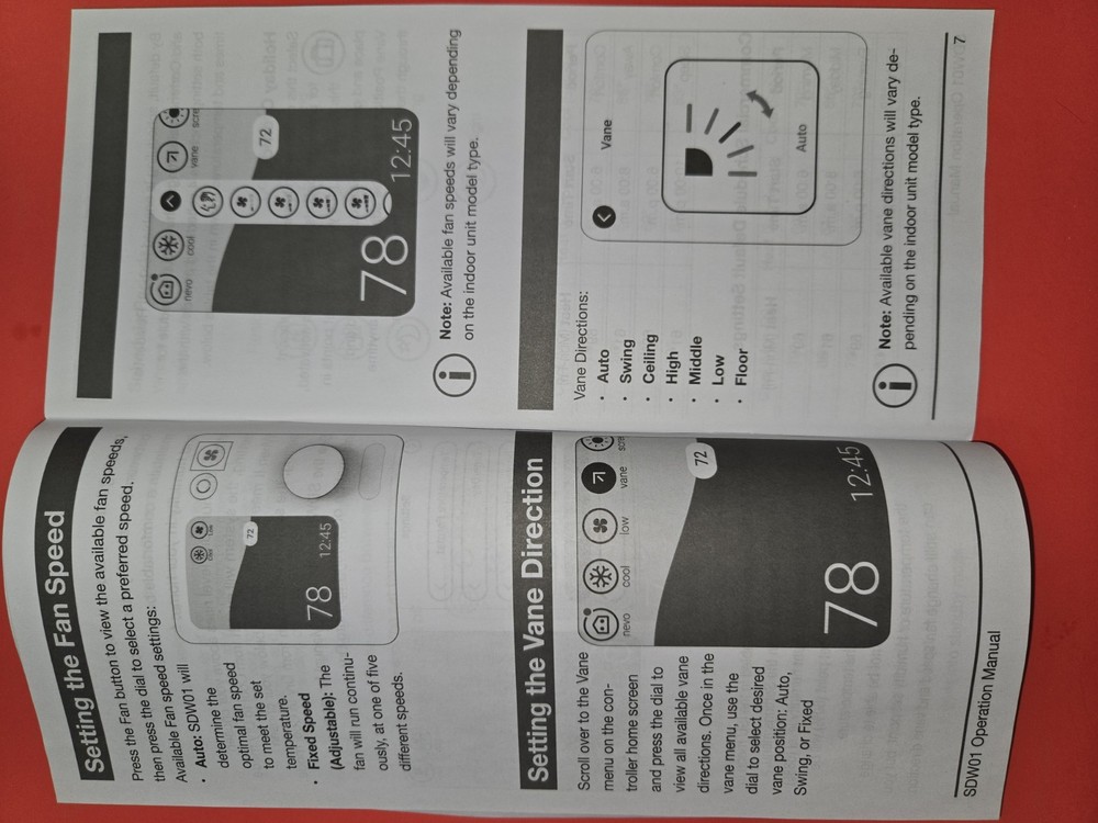 Mitsubishi Electric PAC-SDW01RC-1 SIMPLE DUCTLESS WIRED REMOTE
