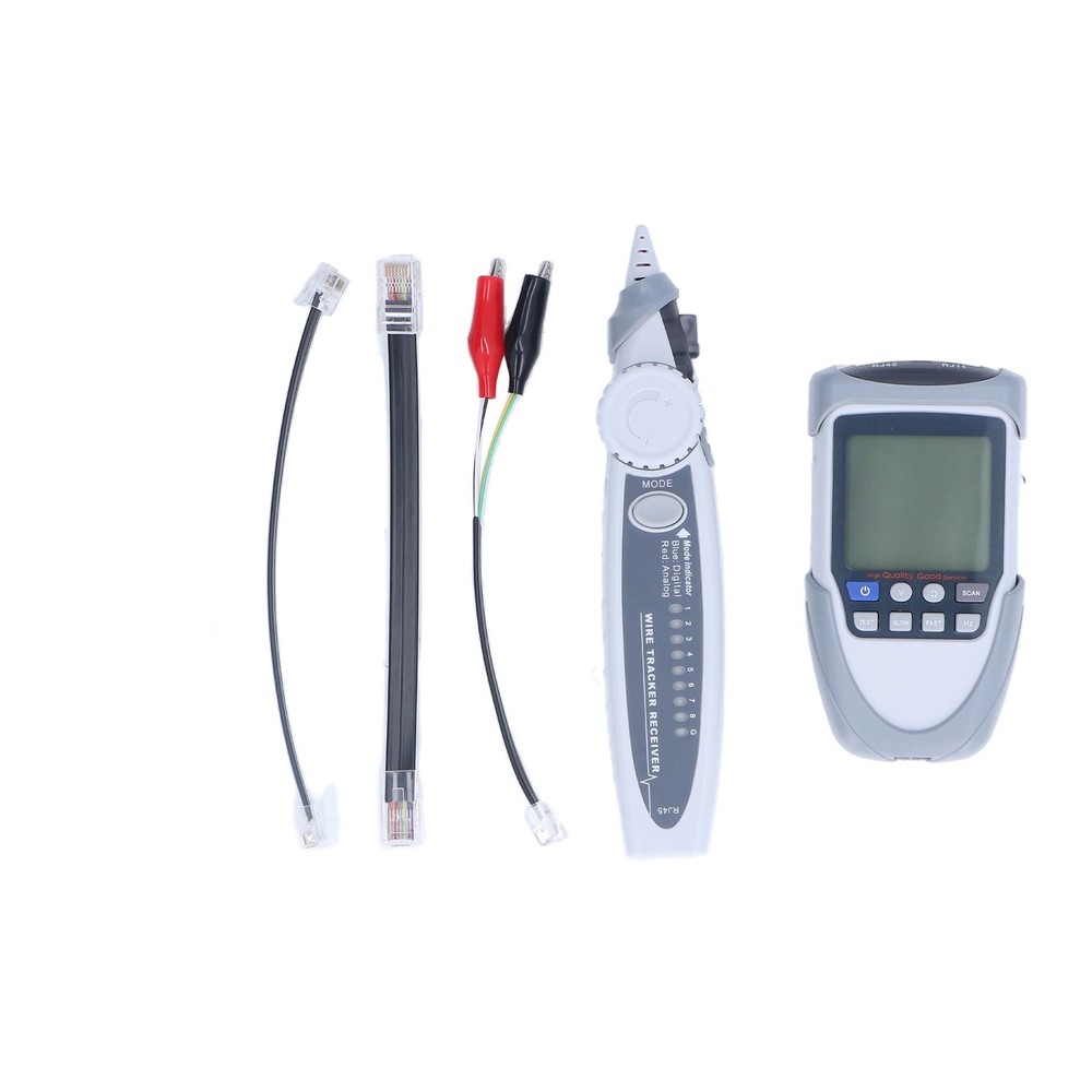 Digital Network Cable Tester With LCD Analogue/digitizing/POE Support For