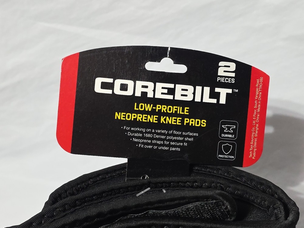 COREBILT LOW PROFILE NEOPRENE KNEE PADS Construction flooring home contractor