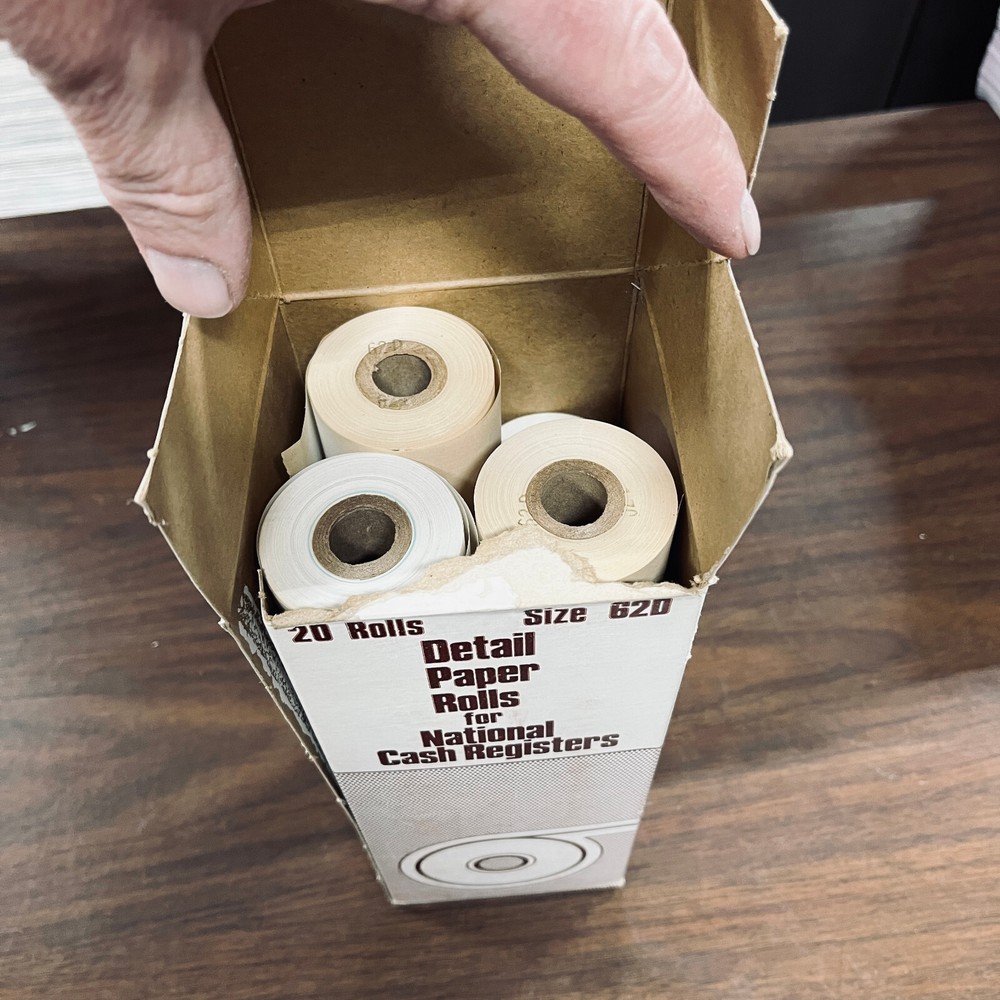Cash Register/Adding Machine Paper Rolls 53mm - 20 Rolls