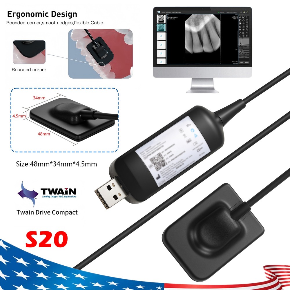 S20 Dental Sensor Size 2.0 || Fast ship || Twain