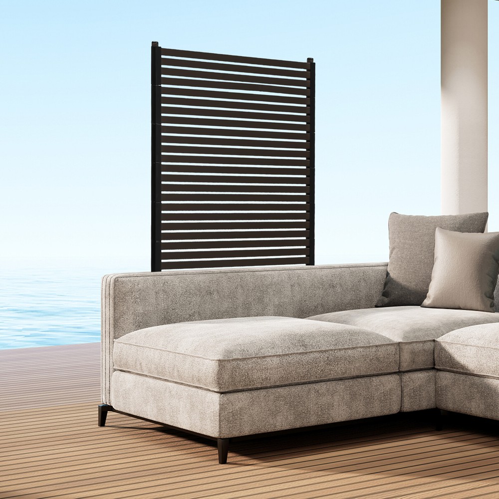 1 Panel Wood Room Divider Folding Privacy Screen Heavy Duty Home Partition Wall