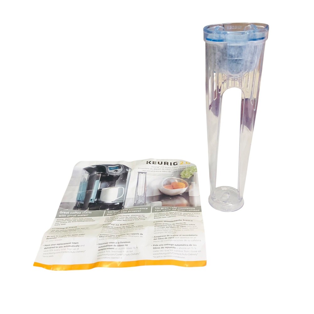 KEURIG 2 Genuine OEM Water Filter Starter Kit NEW w/o BOX includes Instructions