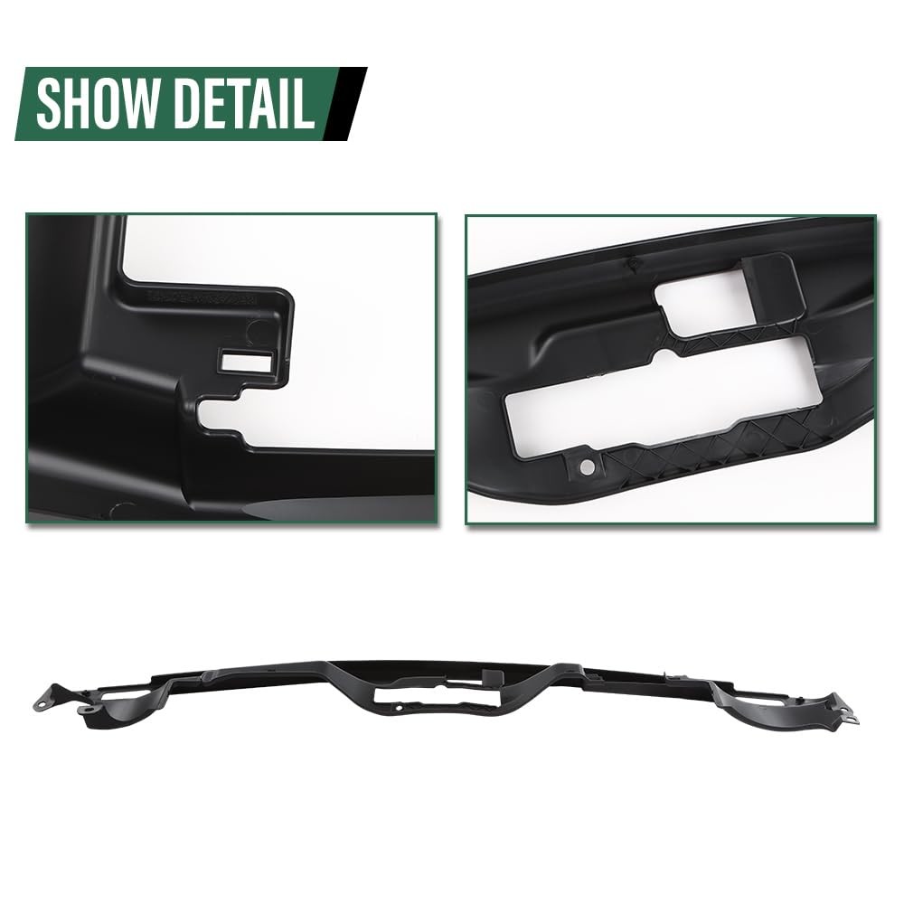 Upper Radiator Support Cover Panel Compatible with Jeep Patriot 2011-2017 Black