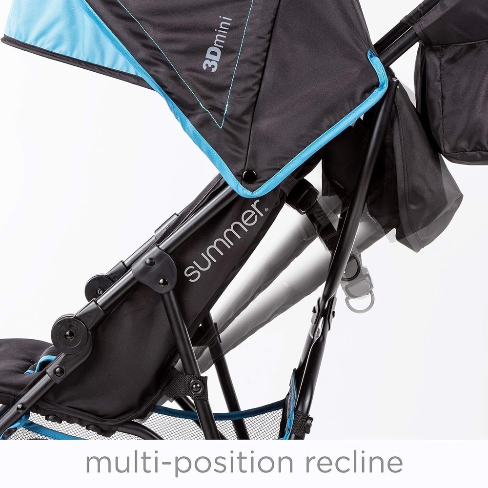 Folding Convenience Stroller Lightweight Infant Stroller Multi-Position Recline