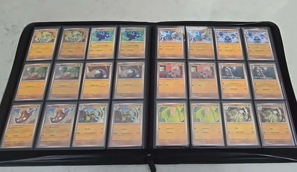 Obsidian Flames Complete Base Set w/ Reverse Holo & Binder - 382 Cards