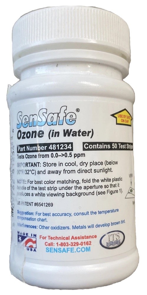 Industrial Test Systems Ozone Check Test Strip 481234 0 - 0.5ppm Range Sensafe