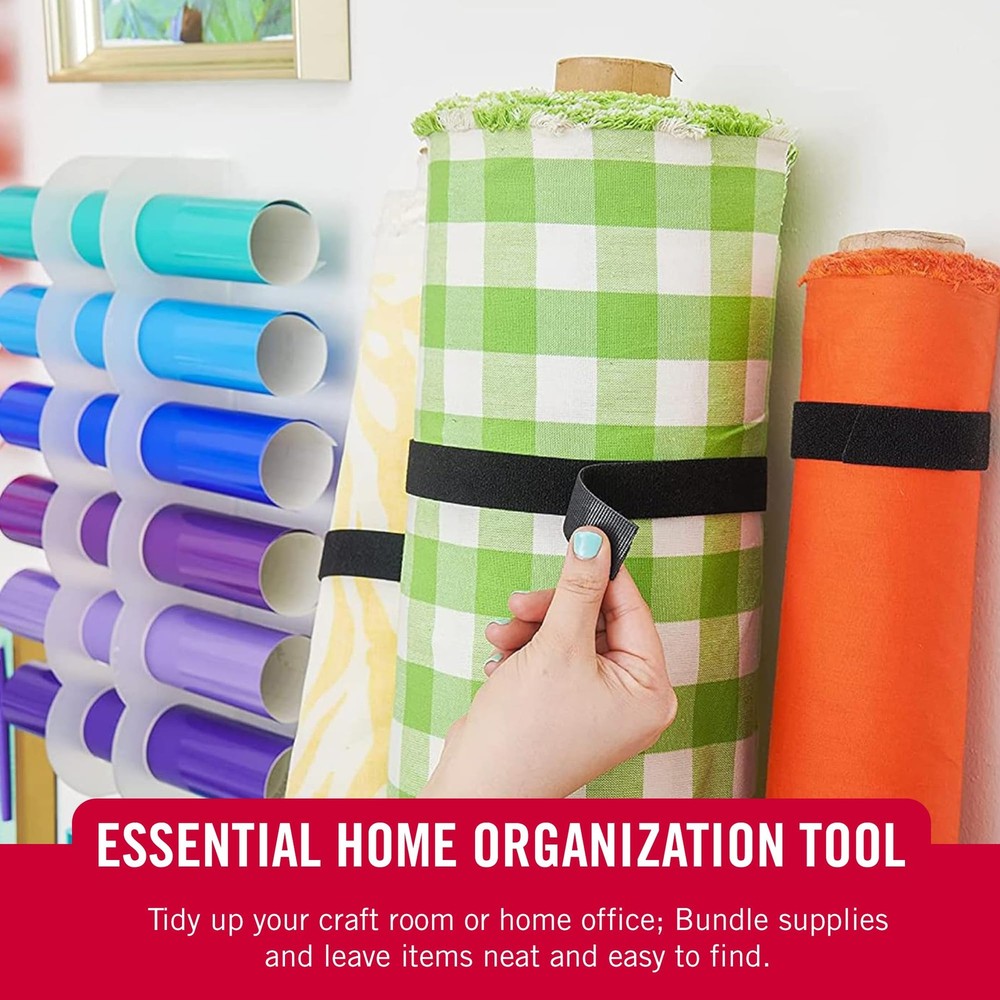 One-Wrap Roll Double Sided Self Gripping Hook and Loop Tape Roll
