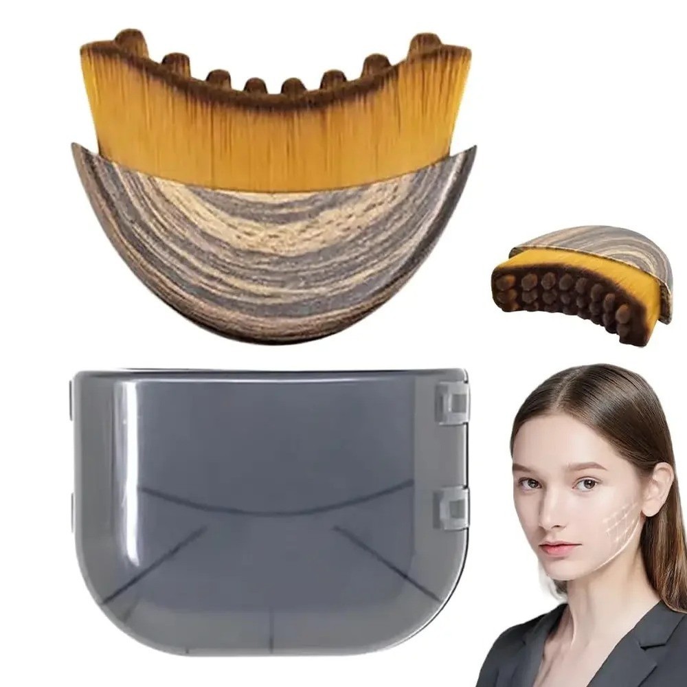 Lymphatic Drainage Massage Brush Set Face Contour Sculpting Tool