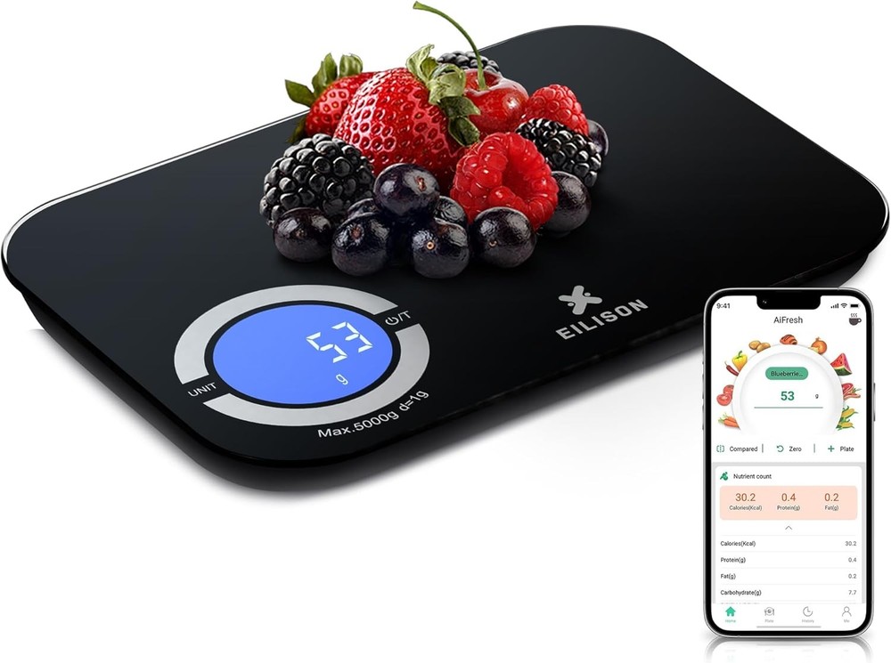 Smart Kitchen Scale with Bluetooth App, High-Precis Digital