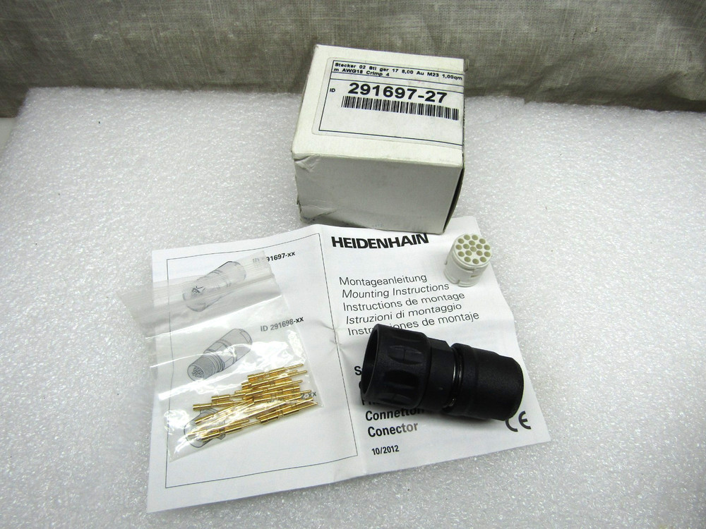 Heidenhain 291697-27 M-23 Plug Connector Assembly