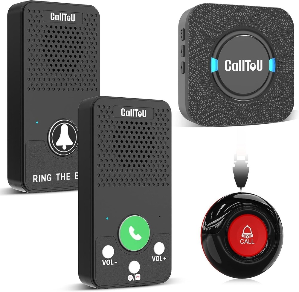 Wireless Intercom System for Home Caregivers - 500FT Range