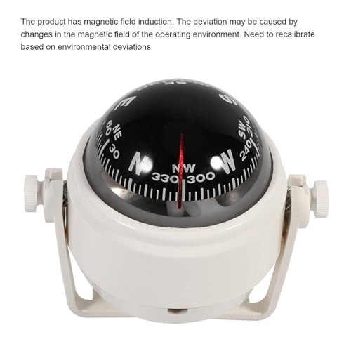 Waterproof Marine Compass for Car & Boat - Dash Mount Dashboard Navigation Tool
