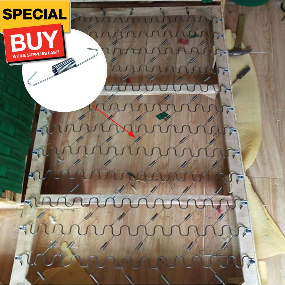 20 Pack 10CM Sofa Mechanism Stretch Spring Replacement Extension Balance Hooks T