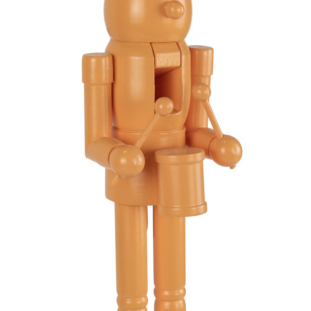 Northlight Drummer Soldier Nutcracker Christmas Figure - 15" - Solid Orange