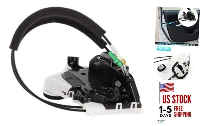 Replacement Front Left Driver Side Power Door Lock Actuator Motor with Cable