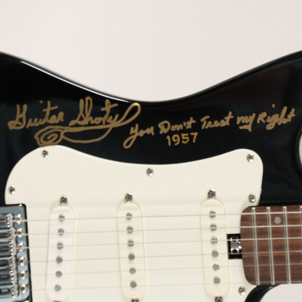 Shorty Band Signed Inscribed Guitar - COA JSA
