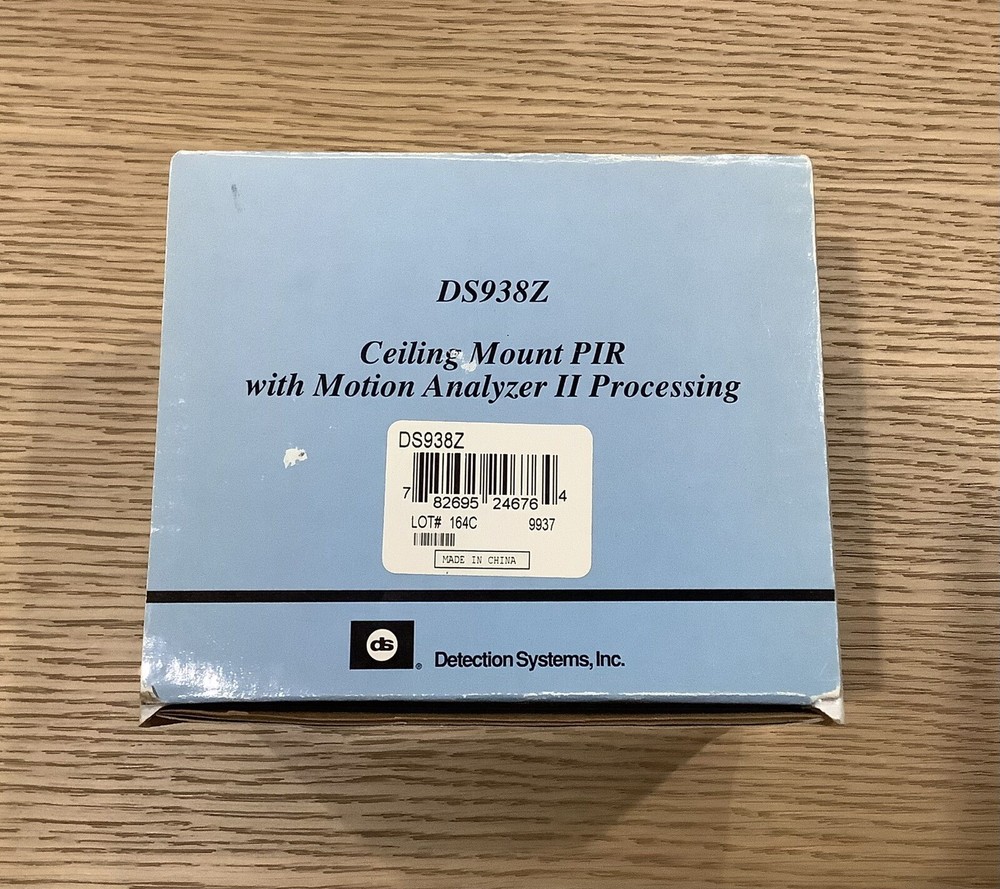 DS938Z Ceiling Mount PIR with Motion Analyzer II Processing 360 Degree Coverage