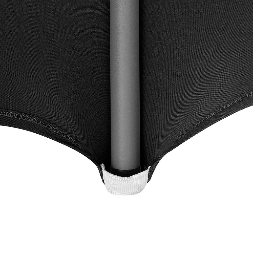 Peomeise 4FT Spandex Table Cover Rectangular 48" x 30" (Rectangular), Black