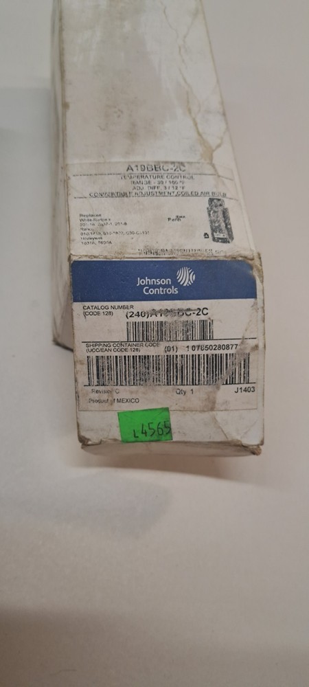 A19BBC-2C Compatible Johnson Controls Electromechanical T"Stat
