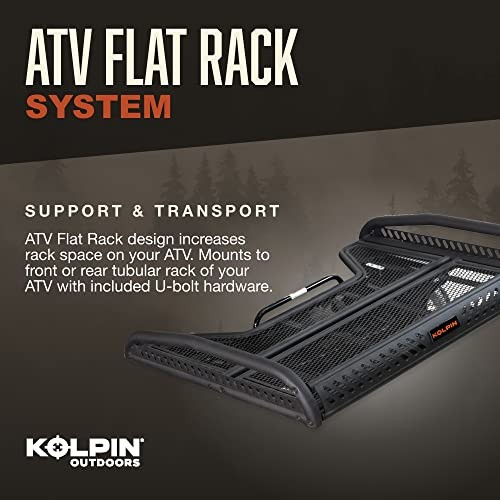 ATV Flat Rack - 53400, Black, One Size