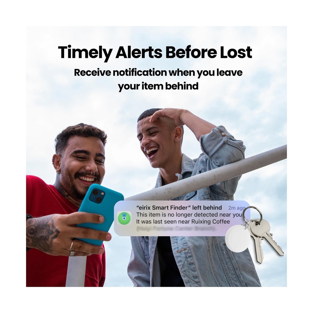 Mini Smart Tags Tracker Work with Apple Find My (iOS Only), IP67 Wa... Fast Ship