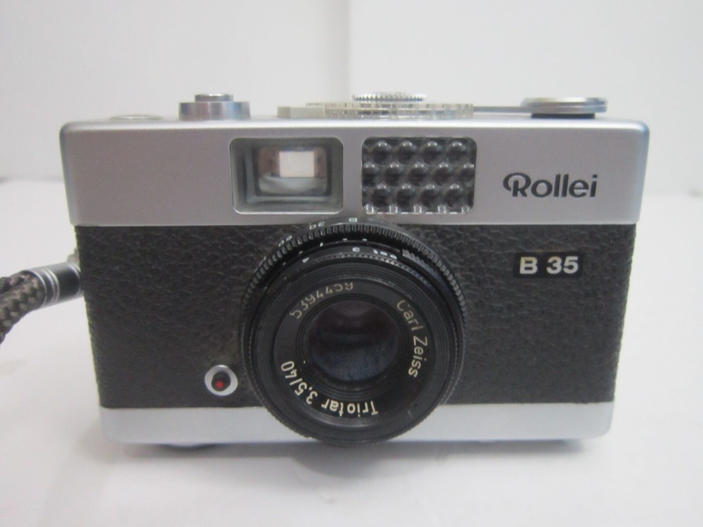 Vintage Rollei 35 Camera, E15B Flash with The Original Case