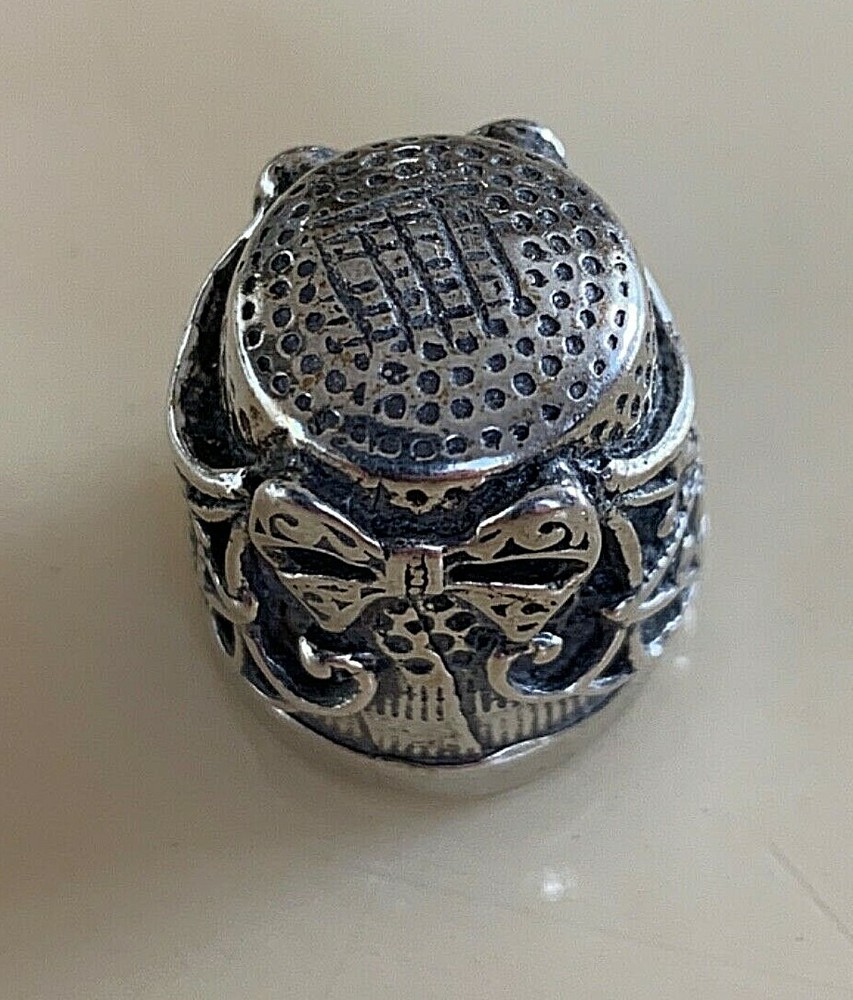 ANTIQUE COLLECTIBLE SEWING SILVER THIMBLE 13,7 Gr.!