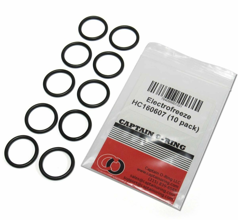 Captain O-Ring - Replacement Electro Freeze HC160607 O-Rings (10 Pack)