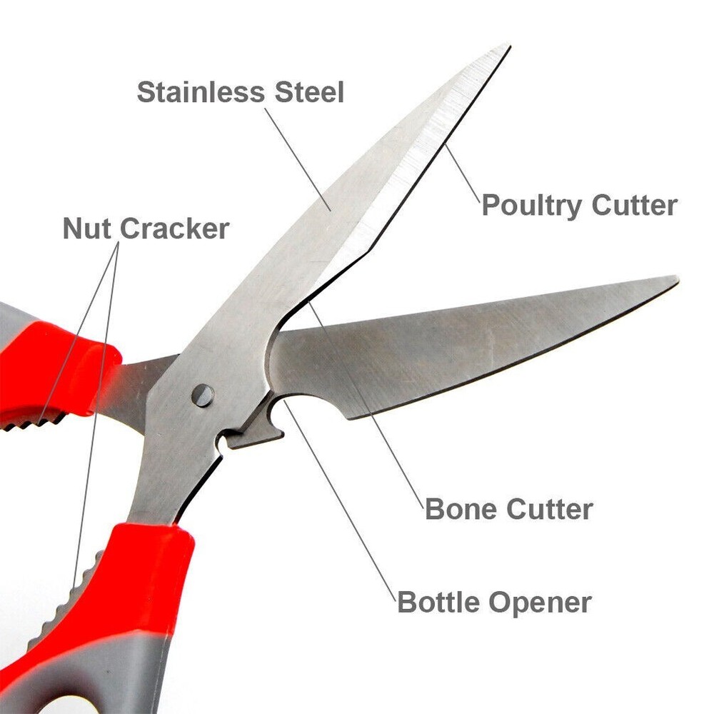 Kitchen Scissors Stainless Steel Shears Multi-Purpose