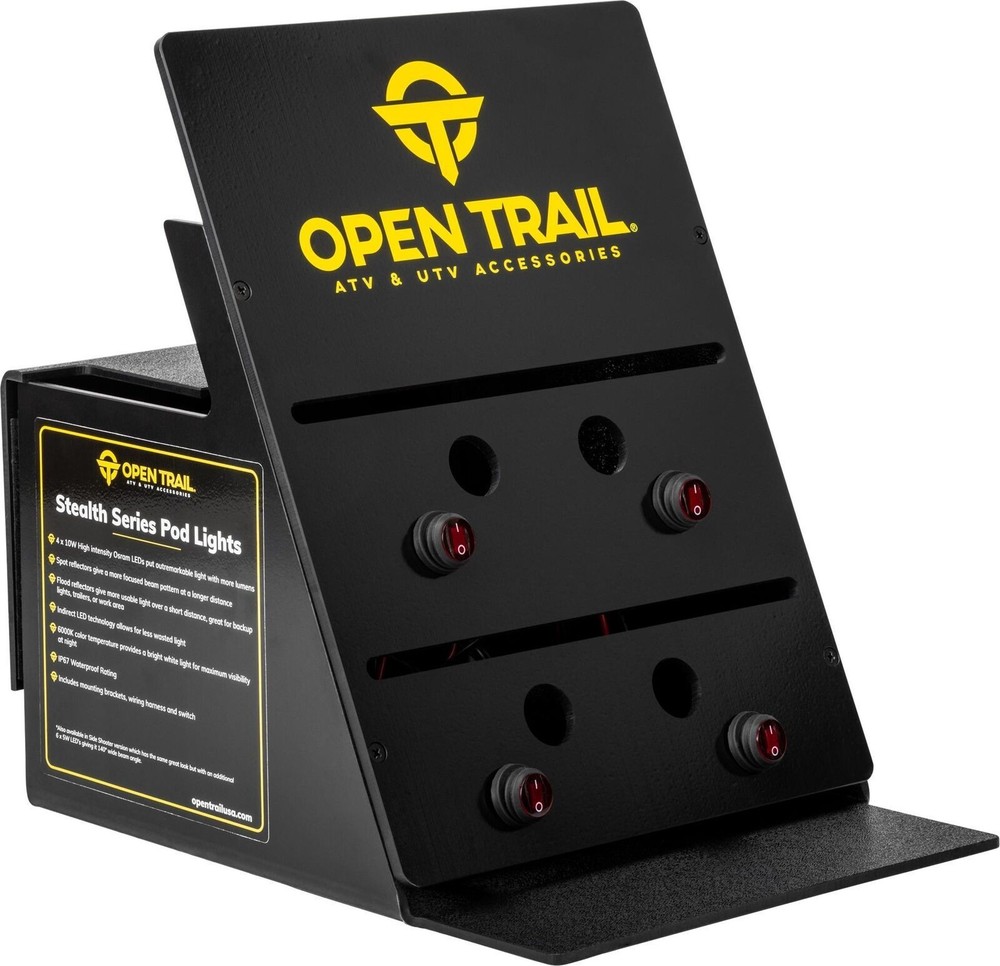 Open Trail BLACK OPENTRAIL ABS Light Display For Pod And Bar Lights