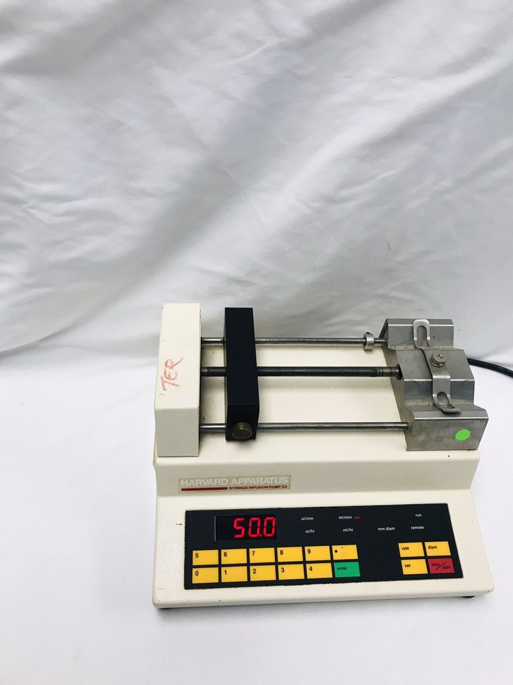 Harvard Apparatus Model 22 Dual Syringe Pump Tested Working Video