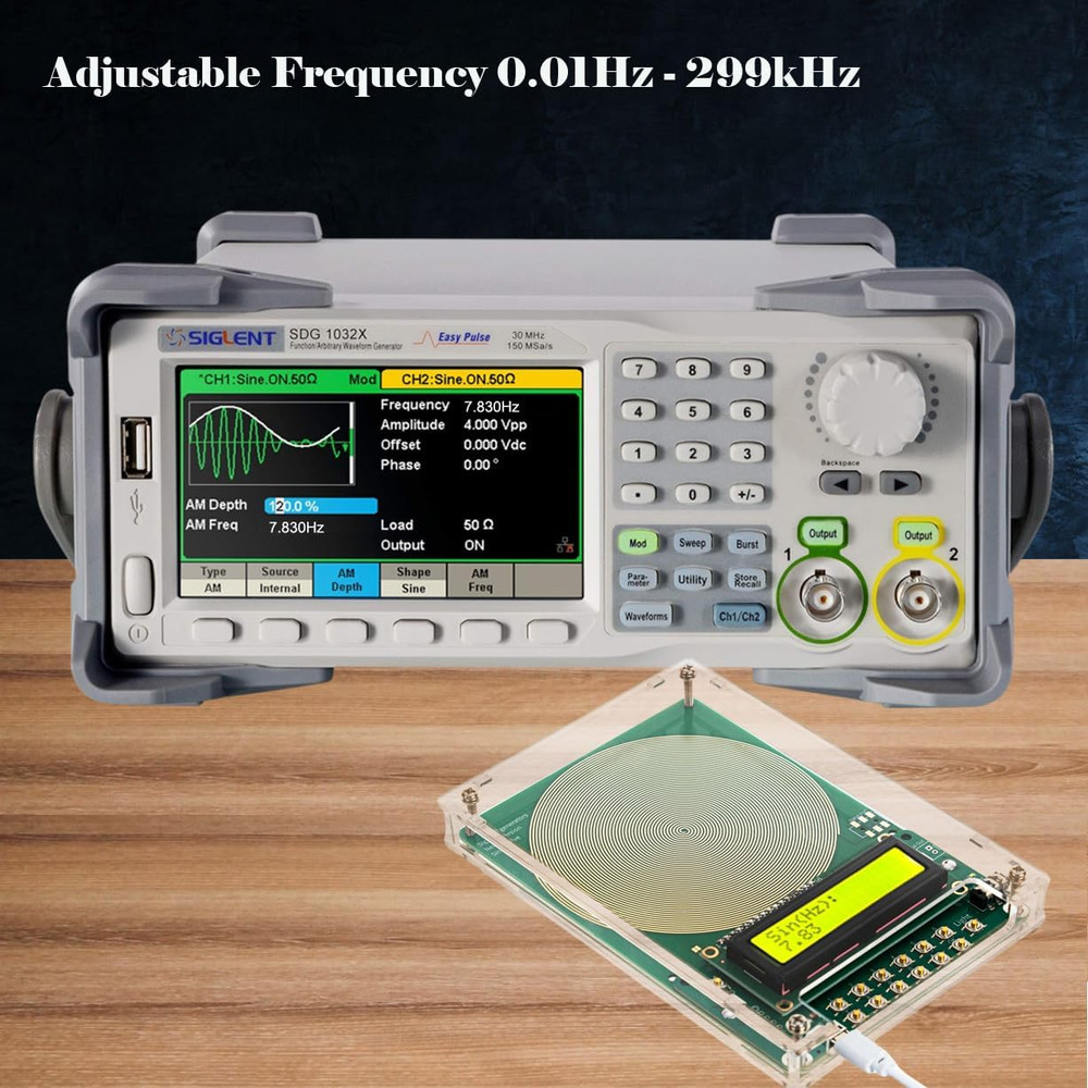 Adjustable Frequency Generator for Healing 7.83Hz Schumann Resonance