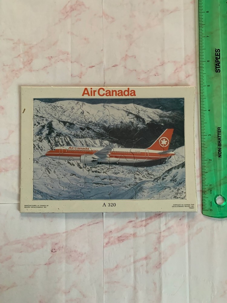 Air Canada A320 Cardboard Jigsaw Puzzle