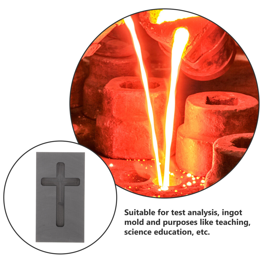 High Density Cross Mold for Silver Ingot Casting Mold Making Tool