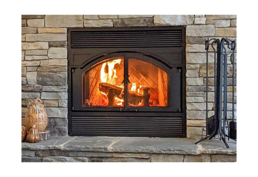Pilgrim 18002 5 Piece Forged Hearth Tool Set - 33" Tall Black